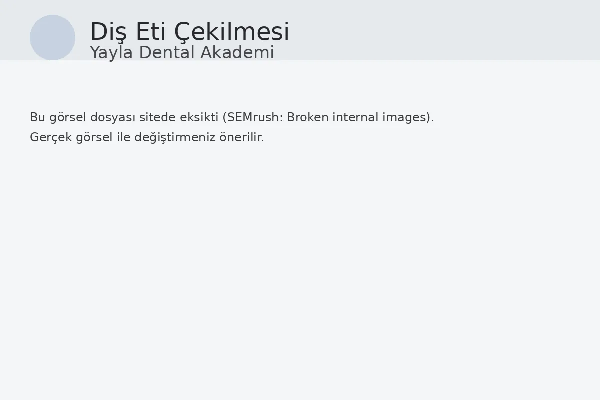 اللثة - diş eti tedavisi - Bahçelievler